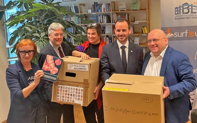 Bachmann Bibliothek zieht an die Uni Klagenfurt