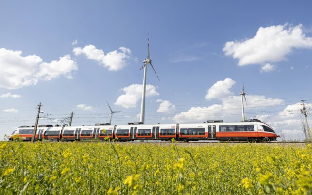 ÖBB: 4,2 Mil­lio­nen Ton­nen CO₂ ein­ge­spart