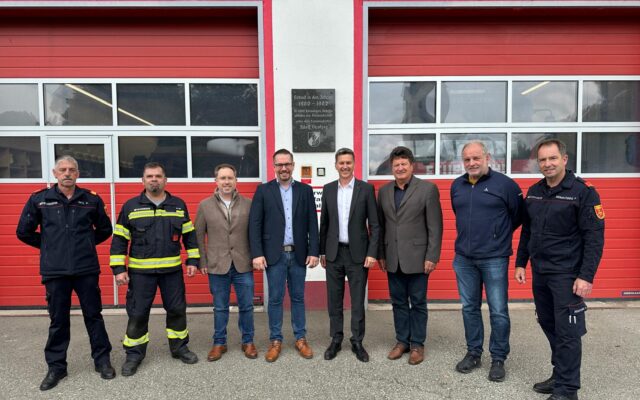Landesrat Fellner unterstützt Feuerwehr Treffelsdorf