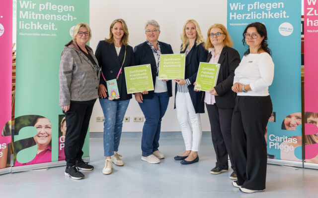 Cari­tas-Wohn­häu­ser als zer­ti­fi­zier­te Pra­xis­ein­rich­tun­gen