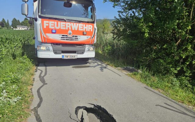 Biber beschä­digt Rad­weg