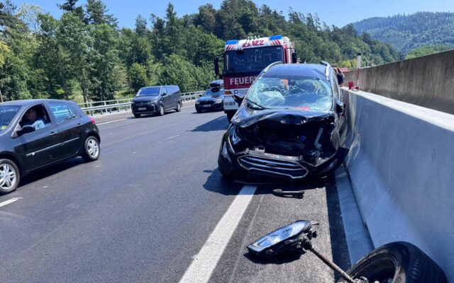Kollision auf der A2