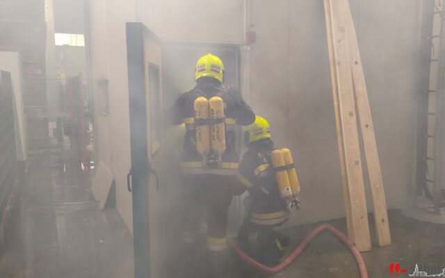 Maschi­nen­brand bei Til­ly Holz­in­dus­trie