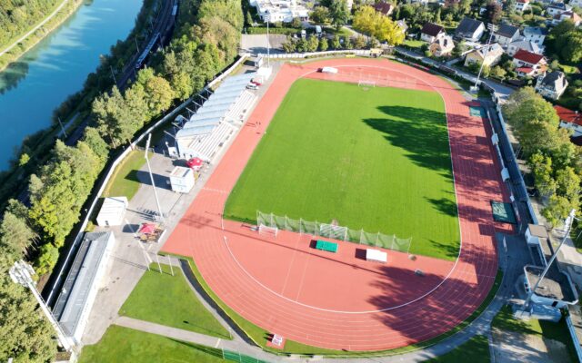Sta­di­on Lind wird saniert