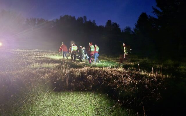 Per­son aus Sumpf geret­tet