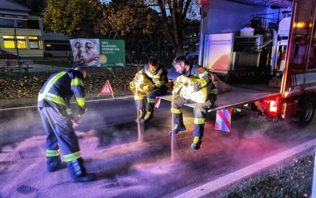 Feu­er­wehr zwei­mal im Ein­satz