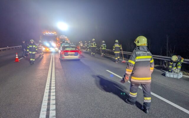 Drei Autos gestreift und wei­ter­ge­fah­ren