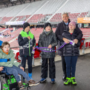 Stadionbesuch der Schule Waidmannsdorf