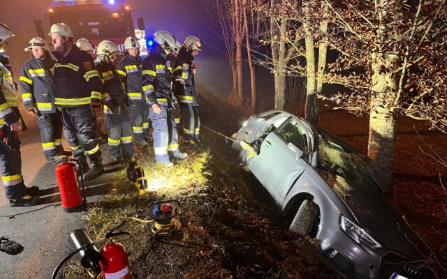 Schwe­rer Unfall auf der L107