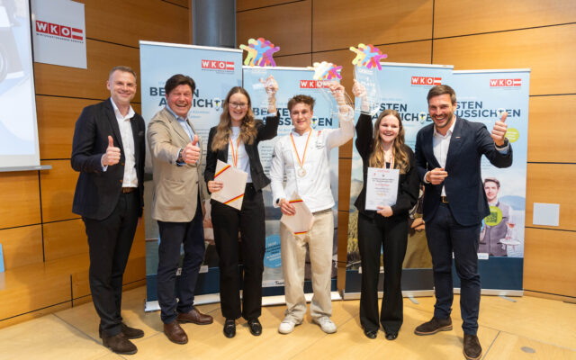 Kärn­tens bes­te Lehr­lin­ge ste­hen fest