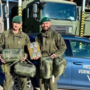 “Soldaten mit Herz” übergaben Schlafsäcke
