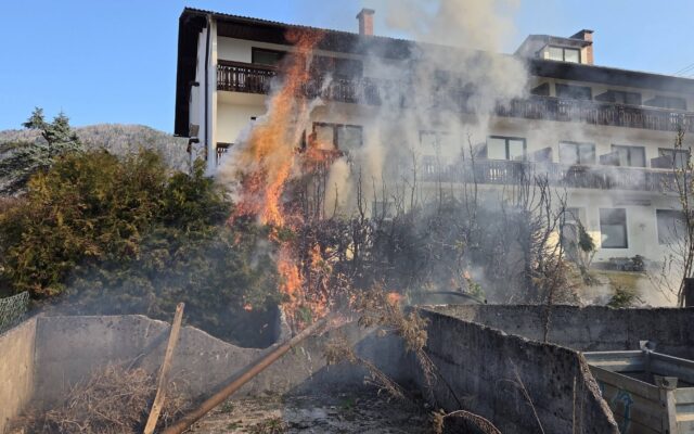 Feu­er­wehr rück­te zu Hecken­brand aus