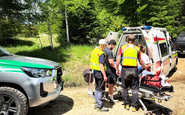 87-jäh­ri­ge Wan­de­rin stürz­te am Weg zur Völ­ken­dor­fer Alm