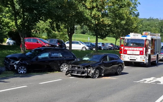 Unfall auf der Glan­tal­stra­ße