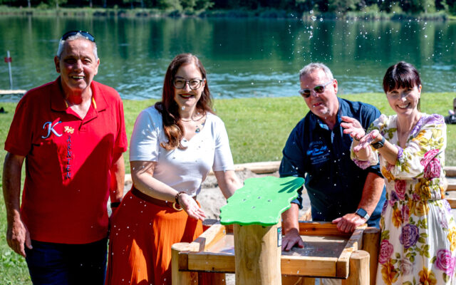 Neu­er Was­ser­spiel­platz sorgt für Abküh­lung am Sil­ber­see