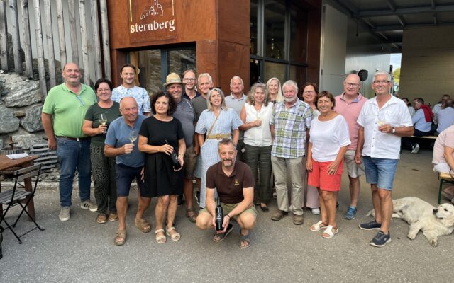 Exkur­si­on zum Ver­eins­mit­glied Wein­gut Egger