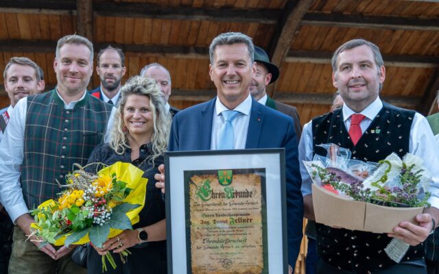 Daniel Fellner ist Ehrenbürger von Arriach!
