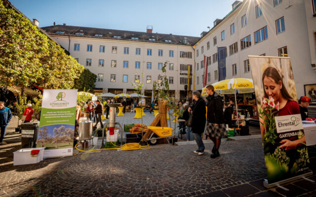 Streu­obst­fest am Rat­haus­platz ist zurück