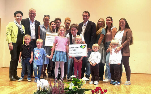 Ver­ein „Frech­dachs“ für Gesund­heits­ar­beit aus­ge­zeich­net